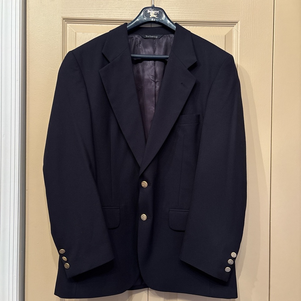 Vintage BURBERRYS classic black blazer